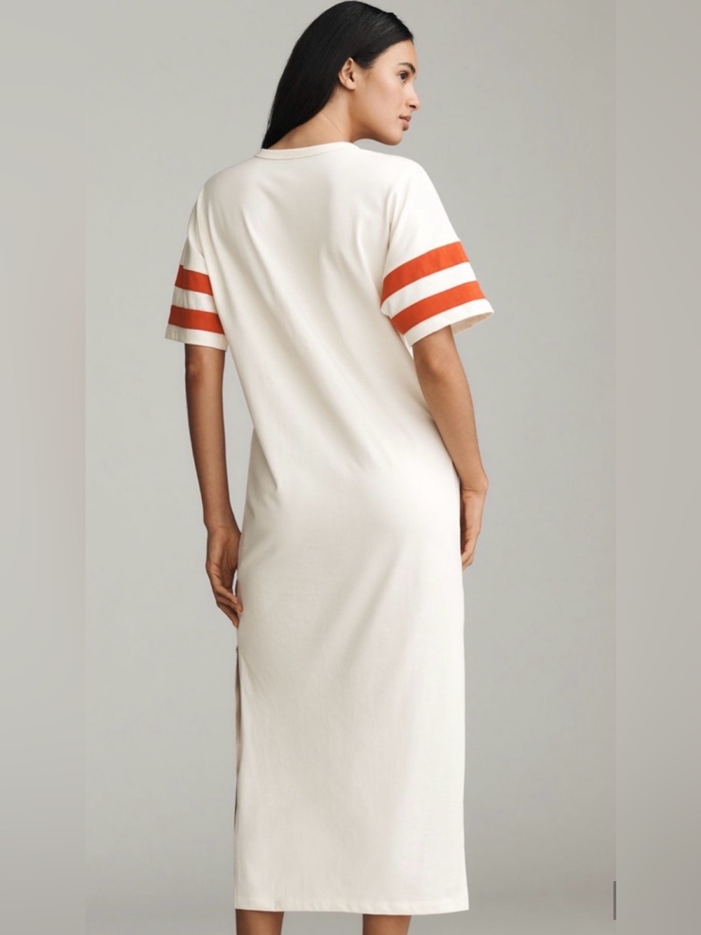 Anthropologie Daily Practice Varsity T-Shirt Maxi Dress – Size S– NWOT - Picture 3 of 4